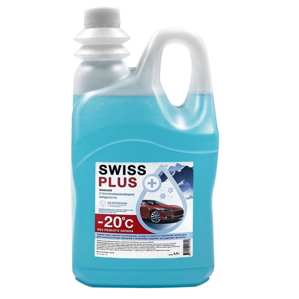 фото Swiss plus стеклоомывающая жидкость 4л (spw420) стеклоомывающая жидкость 4л (spw420)