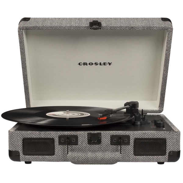 фото Виниловый проигрыватель crosley cruiser deluxe, herringbone (cr8005d-hb4)