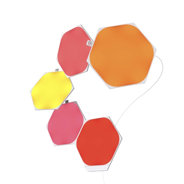 фото Умный свет nanoleaf shapes hexagon starter kits (nl42-5002hx-5pk)