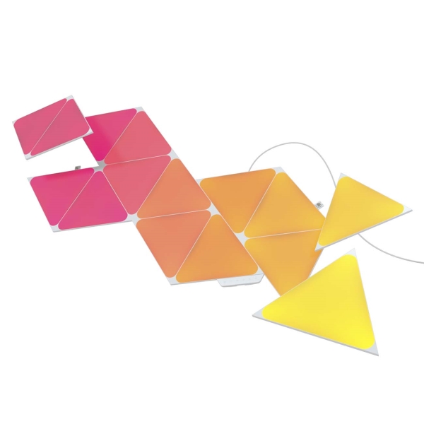 фото Умный свет nanoleaf shapes triangles starter kits (nl47-6002tw-15pk)