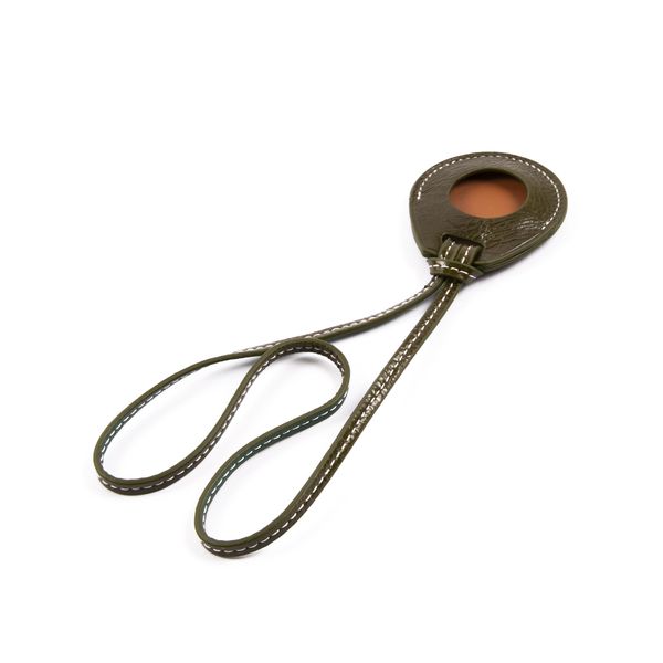 Изображение товара Чехол-подвеска для AirTag Red Line кожа зеленый