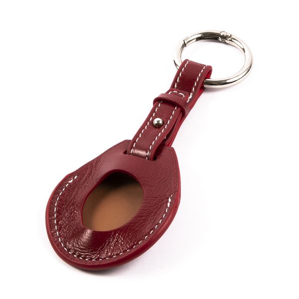 Изображение товара Чехол-брелок для AirTag Red Line кожа красный