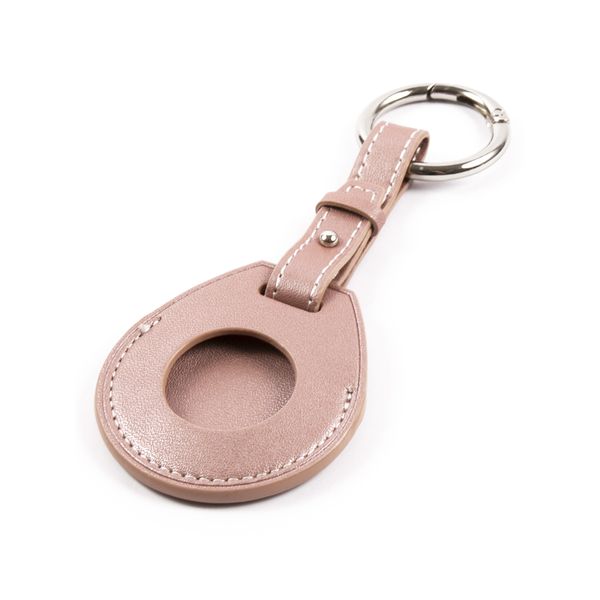 Изображение товара Чехол-брелок для AirTag Red Line кожа розовое золото