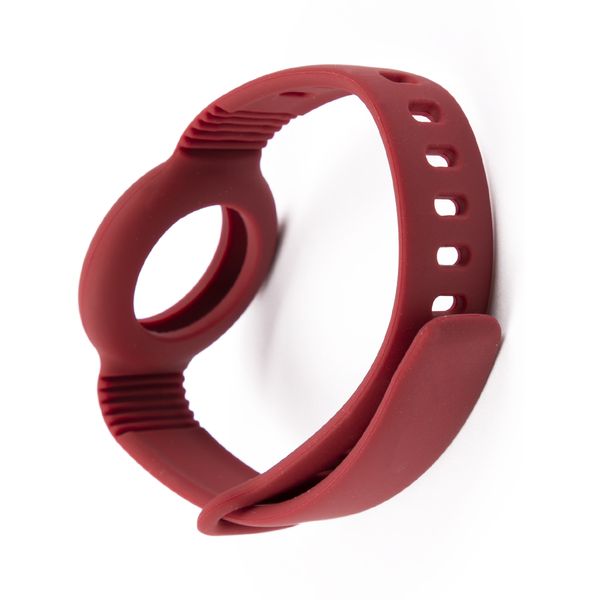 Изображение товара Чехол-ремешок для AirTag Red Line силикон бордовый