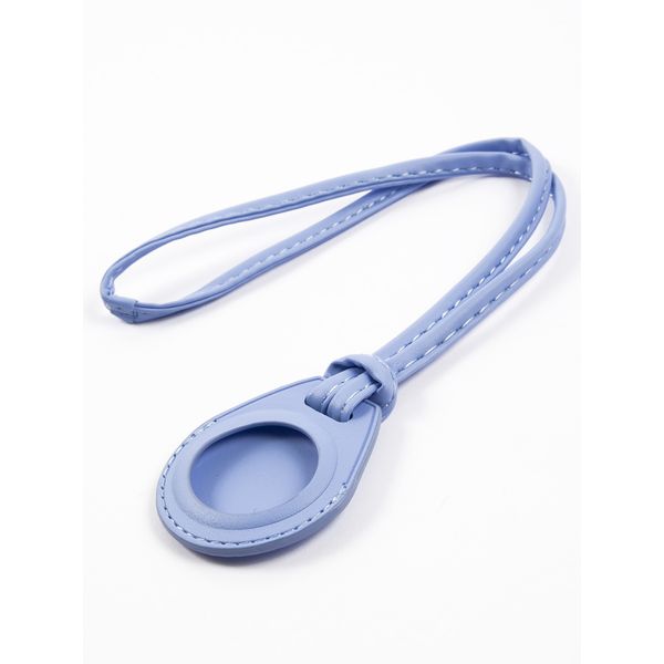 Изображение товара Чехол-подвеска для AirTag Red Line экокожа голубой