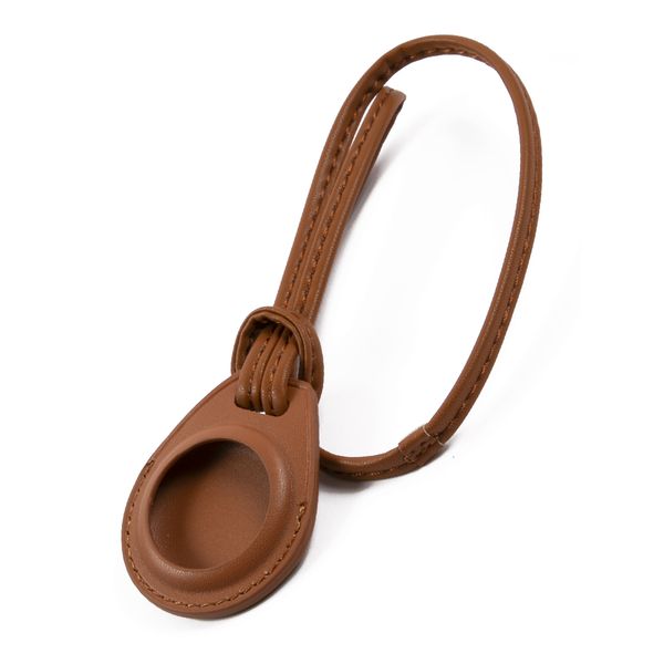 Изображение товара Чехол-подвеска для AirTag Red Line экокожа коричневый