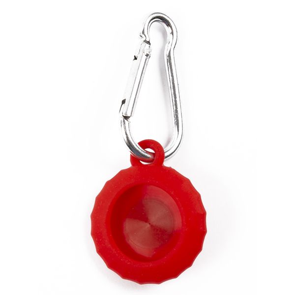 Изображение товара Чехол-брелок для AirTag Red Line круг силикон красный