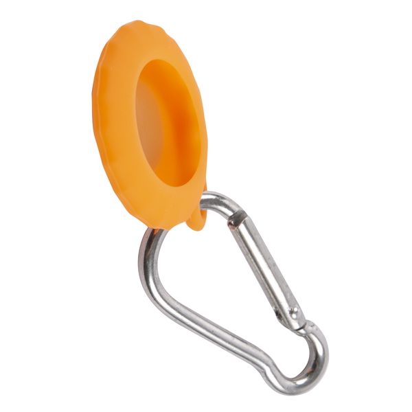 Изображение товара Чехол-брелок для AirTag Red Line круг силикон оранжевый