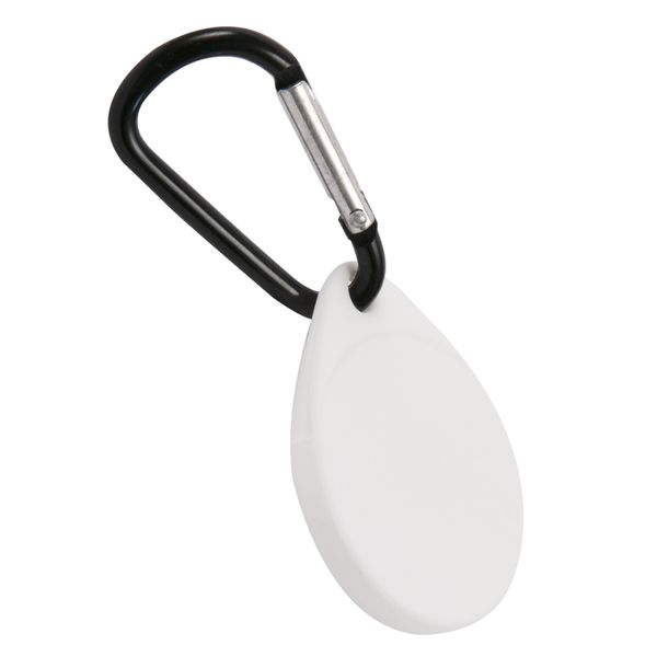 Изображение товара Чехол-брелок для AirTag Red Line треугольник силикон белый