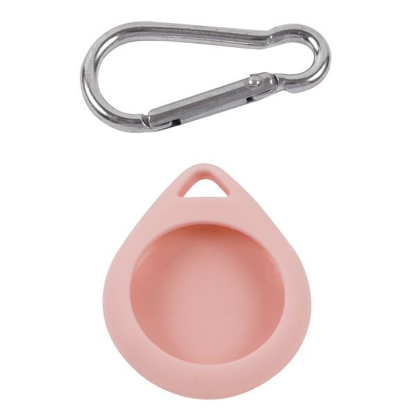 Изображение товара Чехол-брелок для AirTag Red Line с карабином, треугольник, розовый