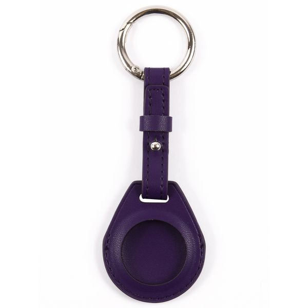 Изображение товара Чехол-брелок для AirTag Red Line экокожа фиолетовый