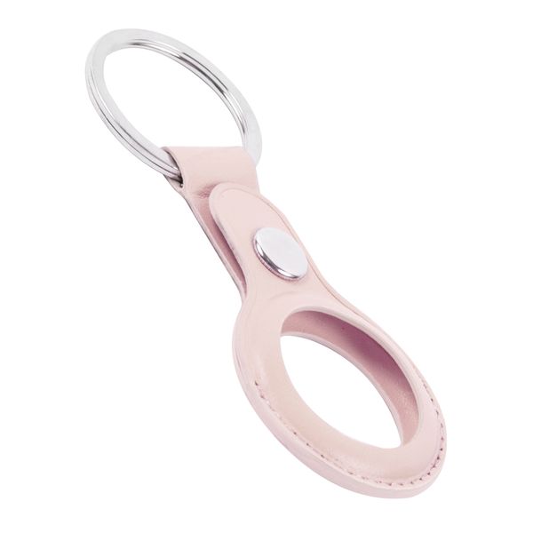 Изображение товара Чехол-брелок для AirTag Red Line двусторонний кожзам розовый