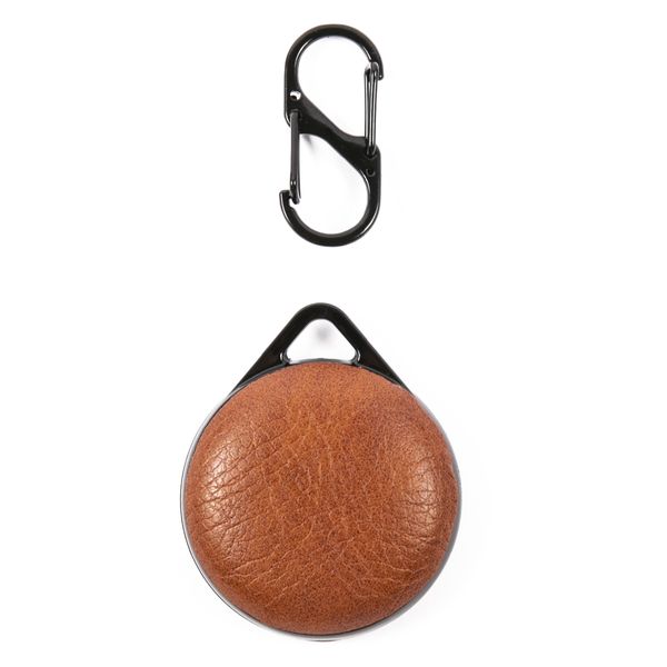 Изображение товара Чехол-брелок для AirTag Red Line пластик/экокожа коричневый