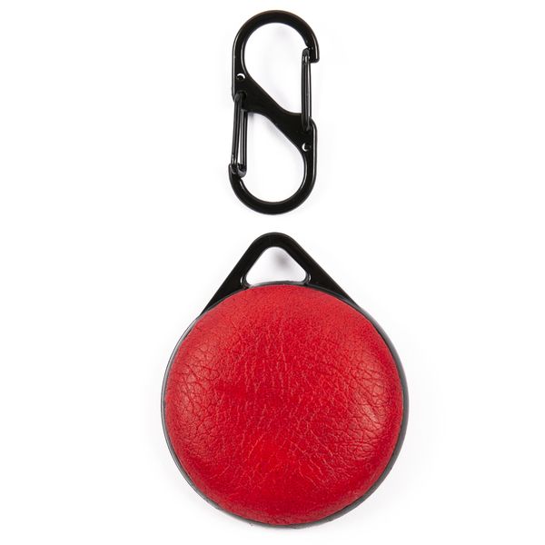Изображение товара Чехол-брелок для AirTag Red Line пластик/экокожа красный