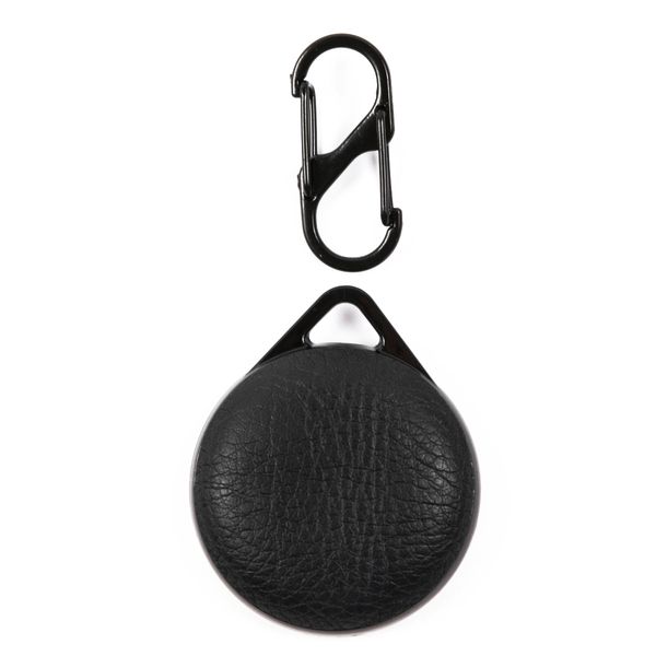 Изображение товара Чехол-брелок для AirTag Red Line пластик/экокожа черный