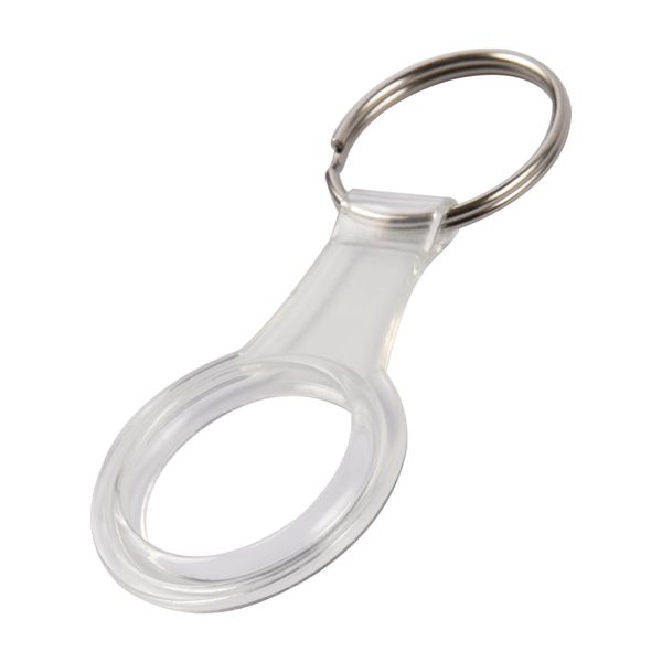 Изображение товара Чехол-брелок для AirTag Red Line двусторонний полимер прозрачный