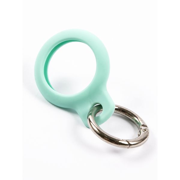 Изображение товара Чехол-брелок для AirTag Red Line двусторонний силикон голубой