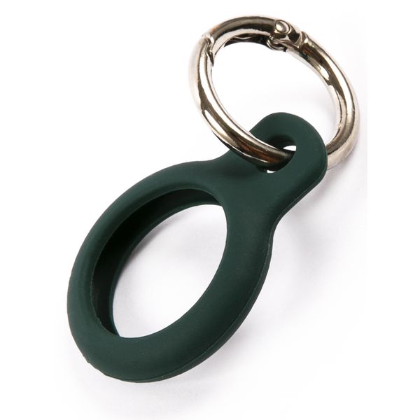 Изображение товара Чехол-брелок для AirTag Red Line двусторонний силикон зеленый