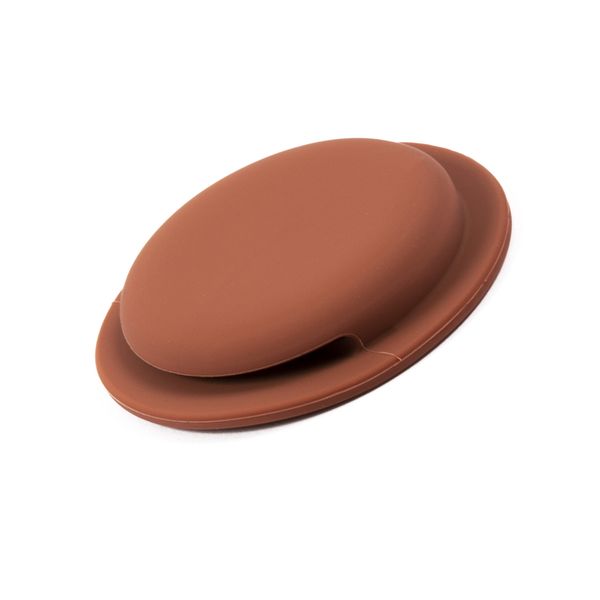 Изображение товара Чехол-липучка для AirTag Red Line силикон коричневый