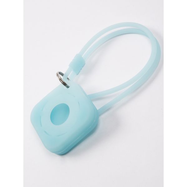 Изображение товара Чехол-подвеска для AirTag Red Line квадат силикон голубой