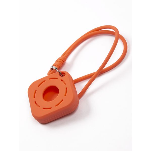 Изображение товара Чехол-подвеска для AirTag Red Line квадат силикон коралловый