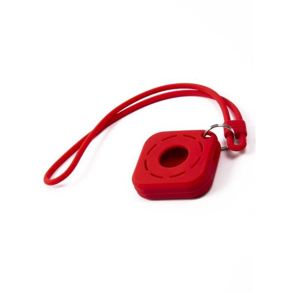 Изображение товара Чехол-подвеска для AirTag Red Line квадат силикон красный