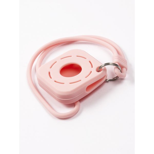 Изображение товара Чехол-подвеска для AirTag Red Line квадат силикон розовый