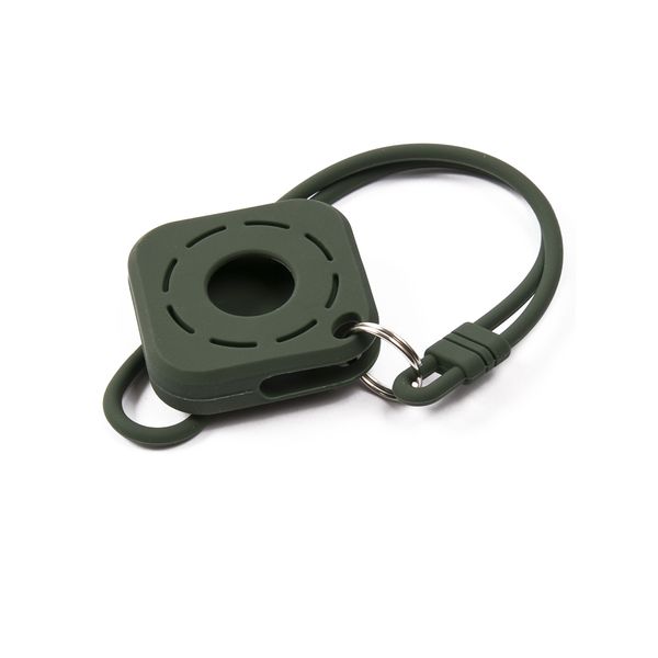 Изображение товара Чехол-подвеска для AirTag Red Line квадат силикон темно-зеленый