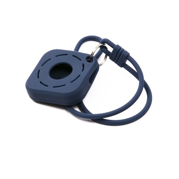 Изображение товара Чехол-подвеска для AirTag Red Line квадат силикон темно-синий