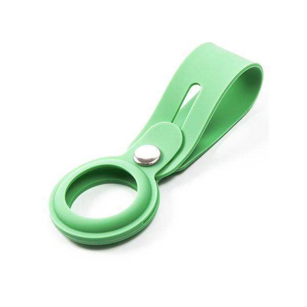 Изображение товара Чехол-подвеска для AirTag Red Line с зажимом силикон зеленый