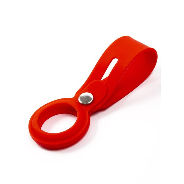 Изображение товара Чехол-подвеска для AirTag Red Line с зажимом силикон красный