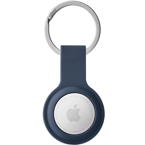 Изображение товара Чехол-брелок для AirTag uBear Touch Ring Case темно-синий