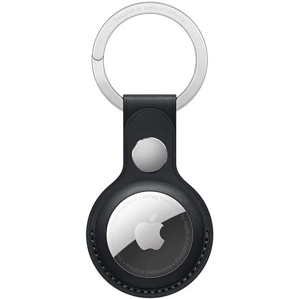Apple AirTag Leather Key Ring Midnight (MMF93ZM/A)