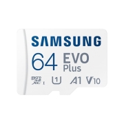 Изображение товара Карта памяти microSDXC Samsung 64Gb Class10 UHS-I U1+ SD Adapter (MB-MC64KA)