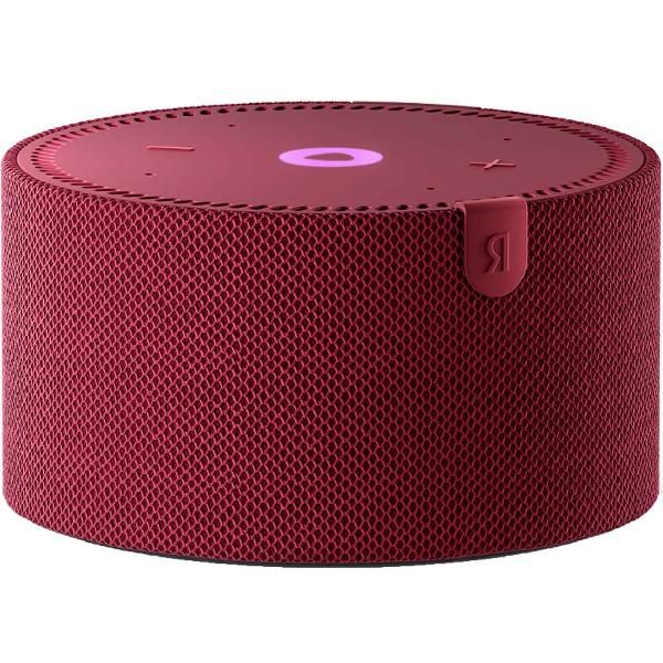 Изображение товара Восстановленная умная колонка Яндекс Станция Мини с часами с Алисой на YaGPT, красный гранат (10Вт) (YNDX-00020R), отличный