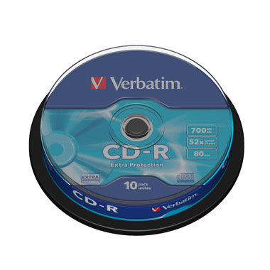 CD-R диск Verbatim(52xCake10шт)