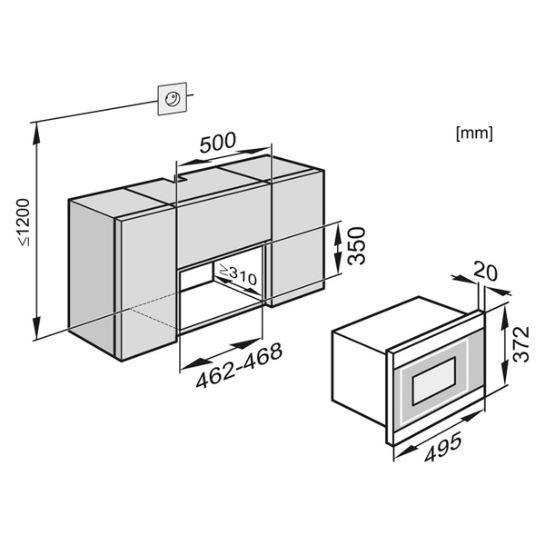 Samsung ms22m8054aw схема встраивания