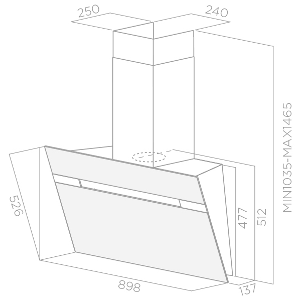 Изображение товара Вытяжка Jetair BONNY BL 90 A