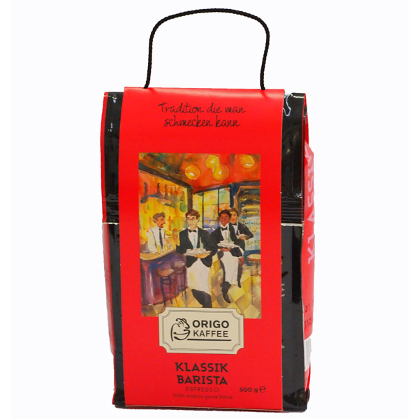 Изображение товара Кофе в зернах ORIGO Kaffee Klassik Barista Espresso 500 г