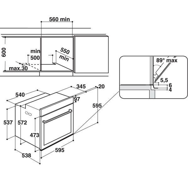 Духовой шкаф hotpoint ariston 7of14 851 sh ix ha