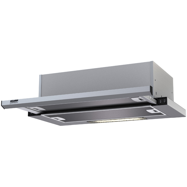 Вытяжка встраиваемая в шкаф 60 см Krona Kamilla slim 600 Inox/Inox (1 мотор) вытяжка встраиваемая в шкаф 60 см krona kamilla 600 black 1 мотор
