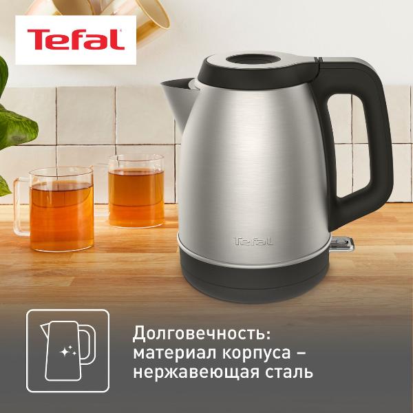 Изображение товара Электрочайник Tefal Element Steel KI280D30