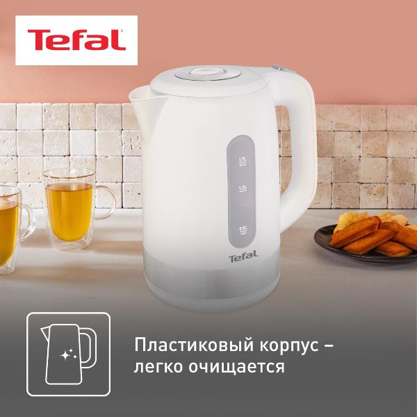 Изображение товара Электрочайник Tefal Snow KO330130 белый