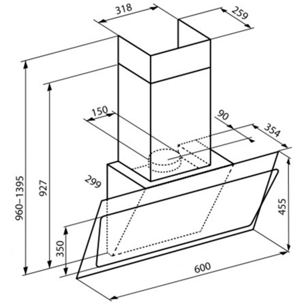 Изображение товара Вытяжка Korting KHC 67070 GW