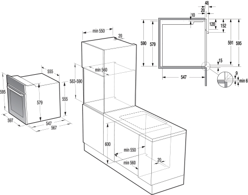 Духовой шкаф gorenje service manual