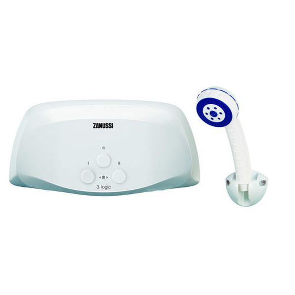 Изображение товара Водонагреватель проточный Zanussi 3-logic 3,5 S (душ)