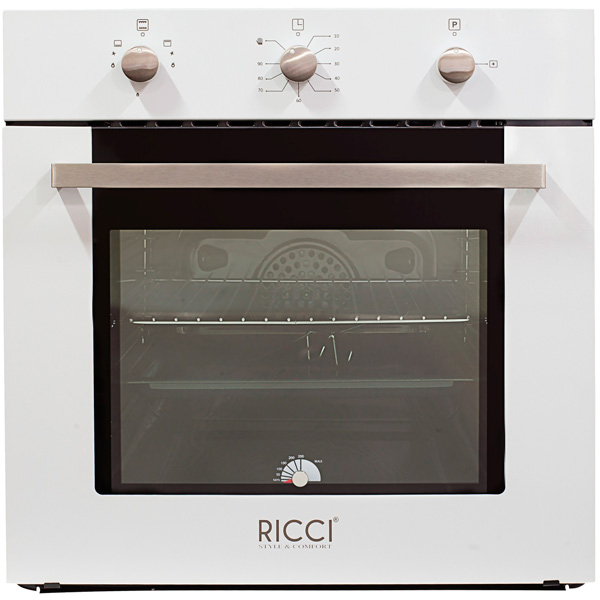 фото Газовый духовой шкаф ricci rgo-610wh