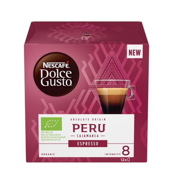 фото Кофе в капсулах nescafe dolce gusto espresso peru 12 порций