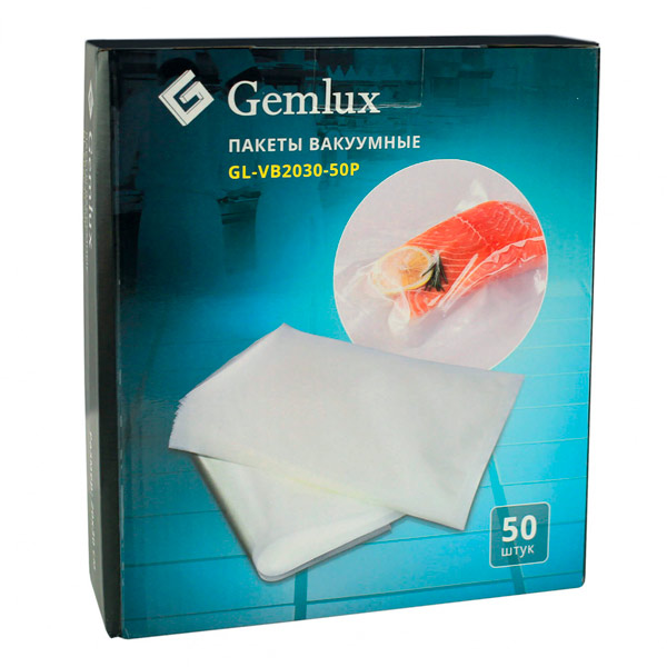 фото Пакет для вакуумного упаковщика gemlux gl-vb2030-50p