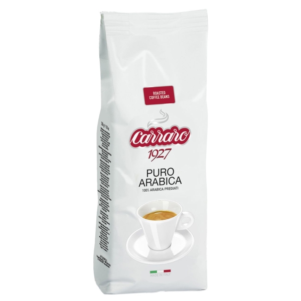 Кофе в зернах Carraro Arabica 100% 250г кофе в зернах fresco arabica solo